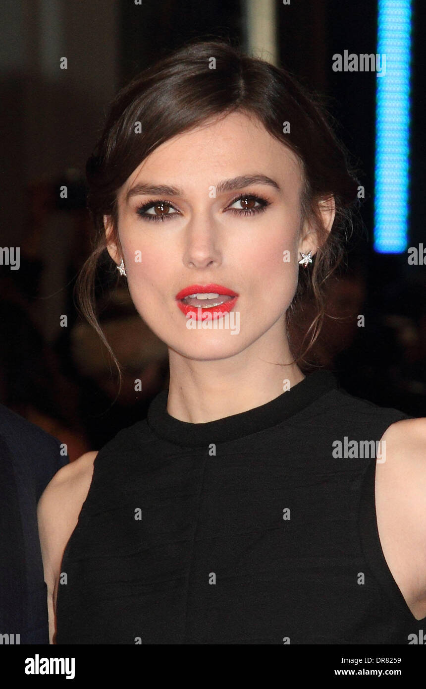 London, UK. 20th January 2014. Kiera Knightley at the UK Premiere of