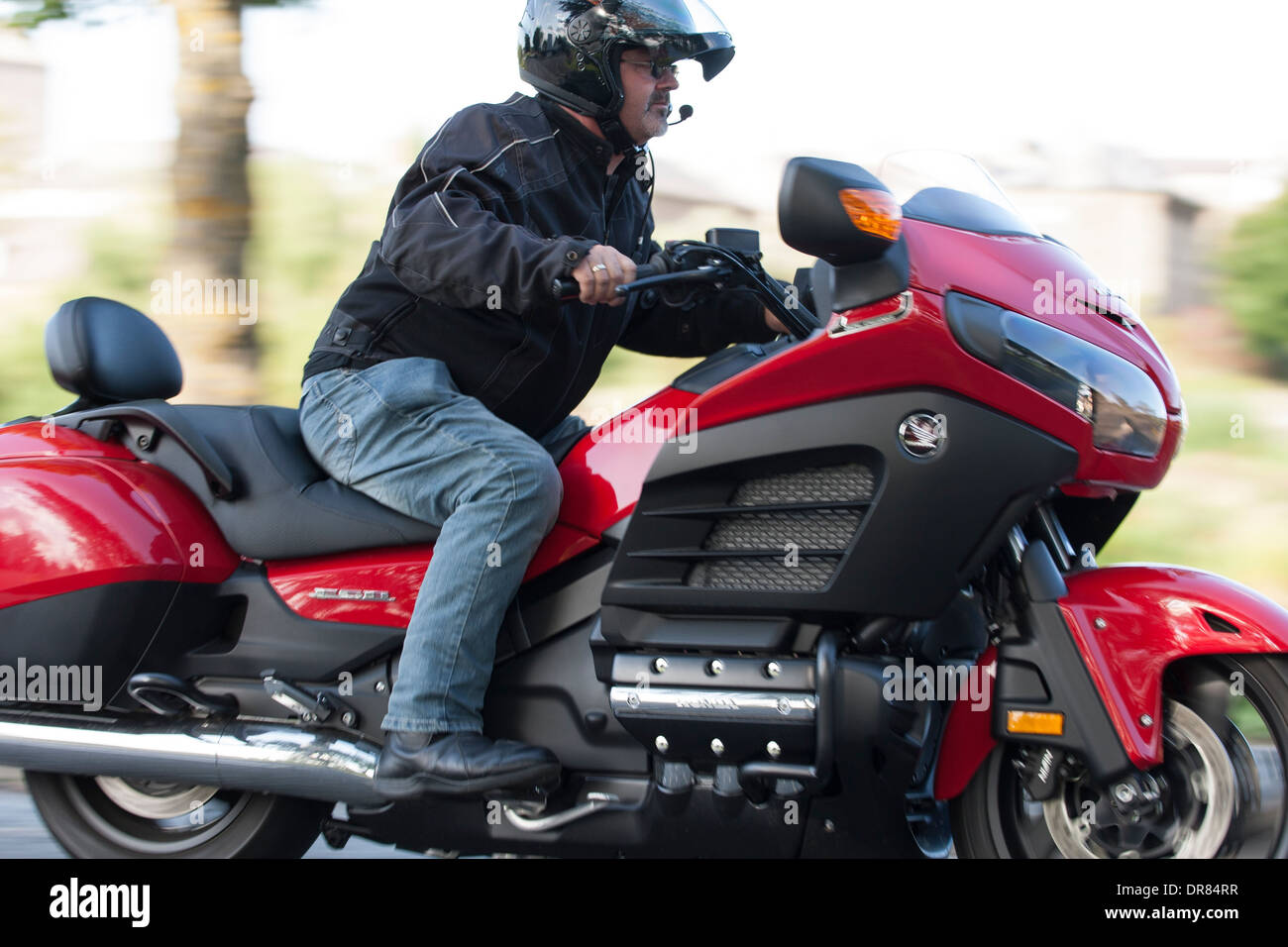 Honda Goldwing F6B near Kelso, Scotland Stock Photo - Alamy