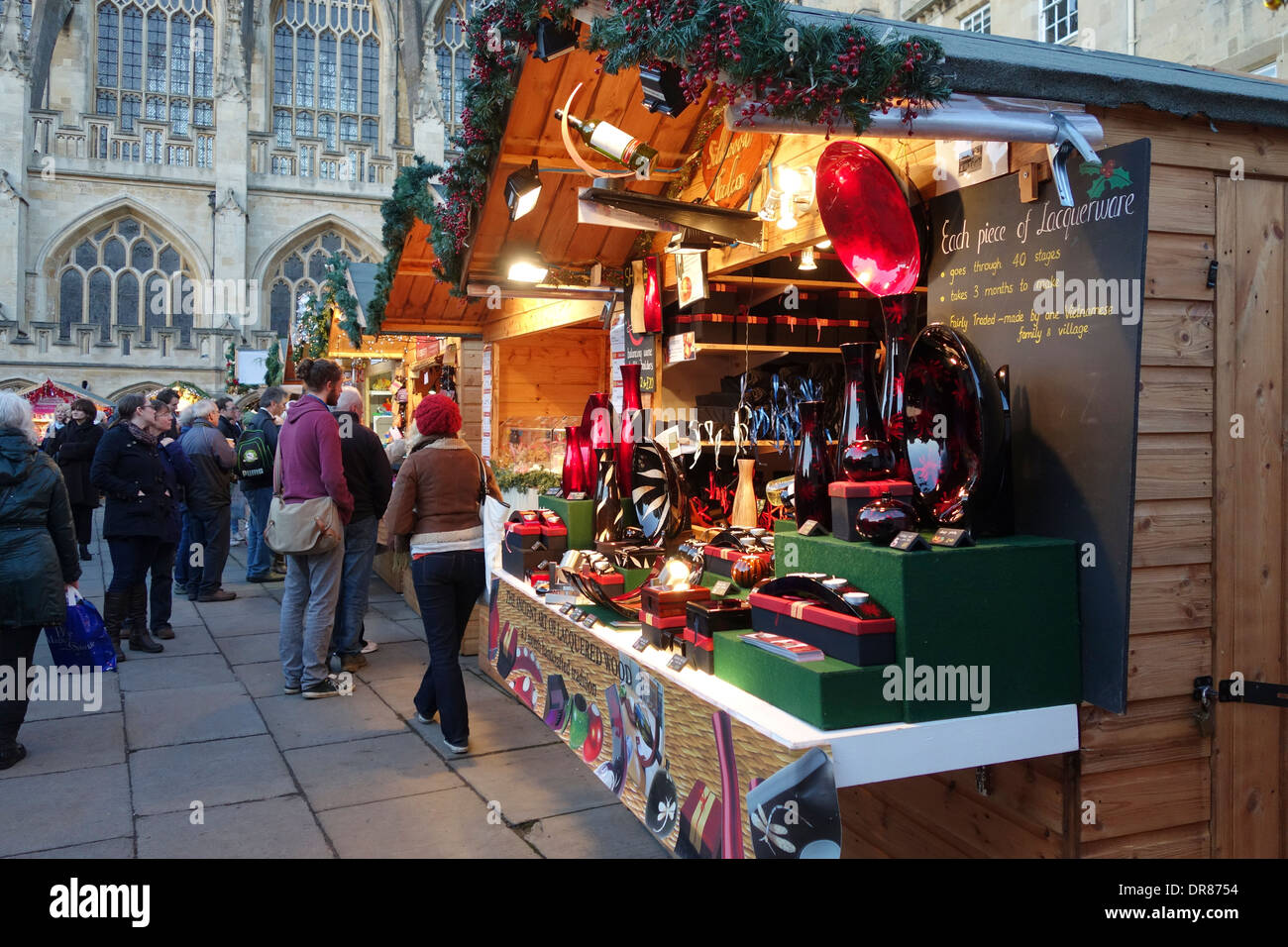 Bath Christmas Market, Somerset, England, UK Stock Photo
