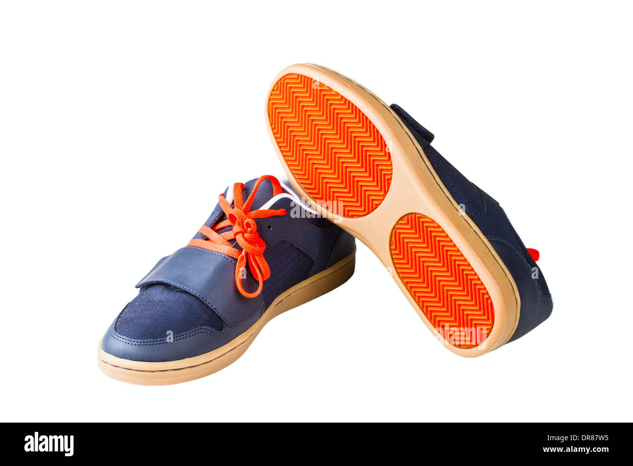 athletic man's shoes isolated on white background Stock Photo - Alamy