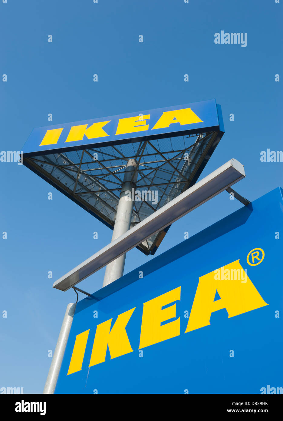 IKEA furniture store sign Stock Photo Alamy