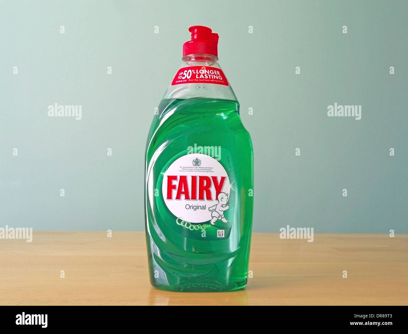 Bottle of Fairy Original Washing Up Liquid Stock Photo