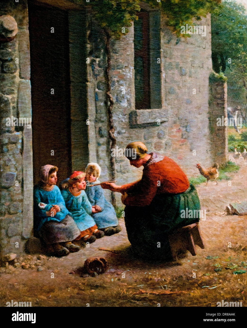 The beaked by Jean François Millet. 1814-1875  France French Stock Photo