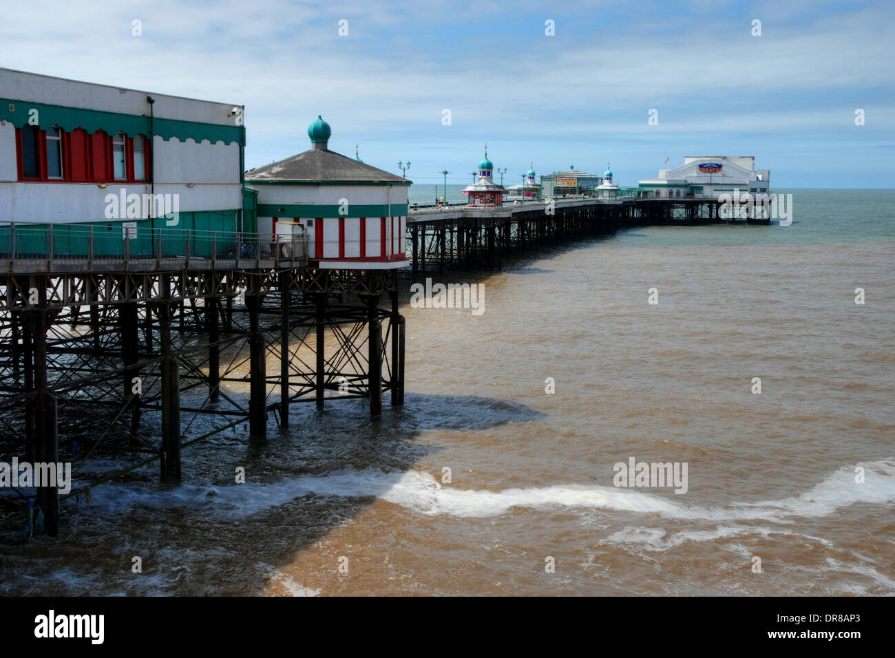 North Pier in Blackpool, England Stock Photo