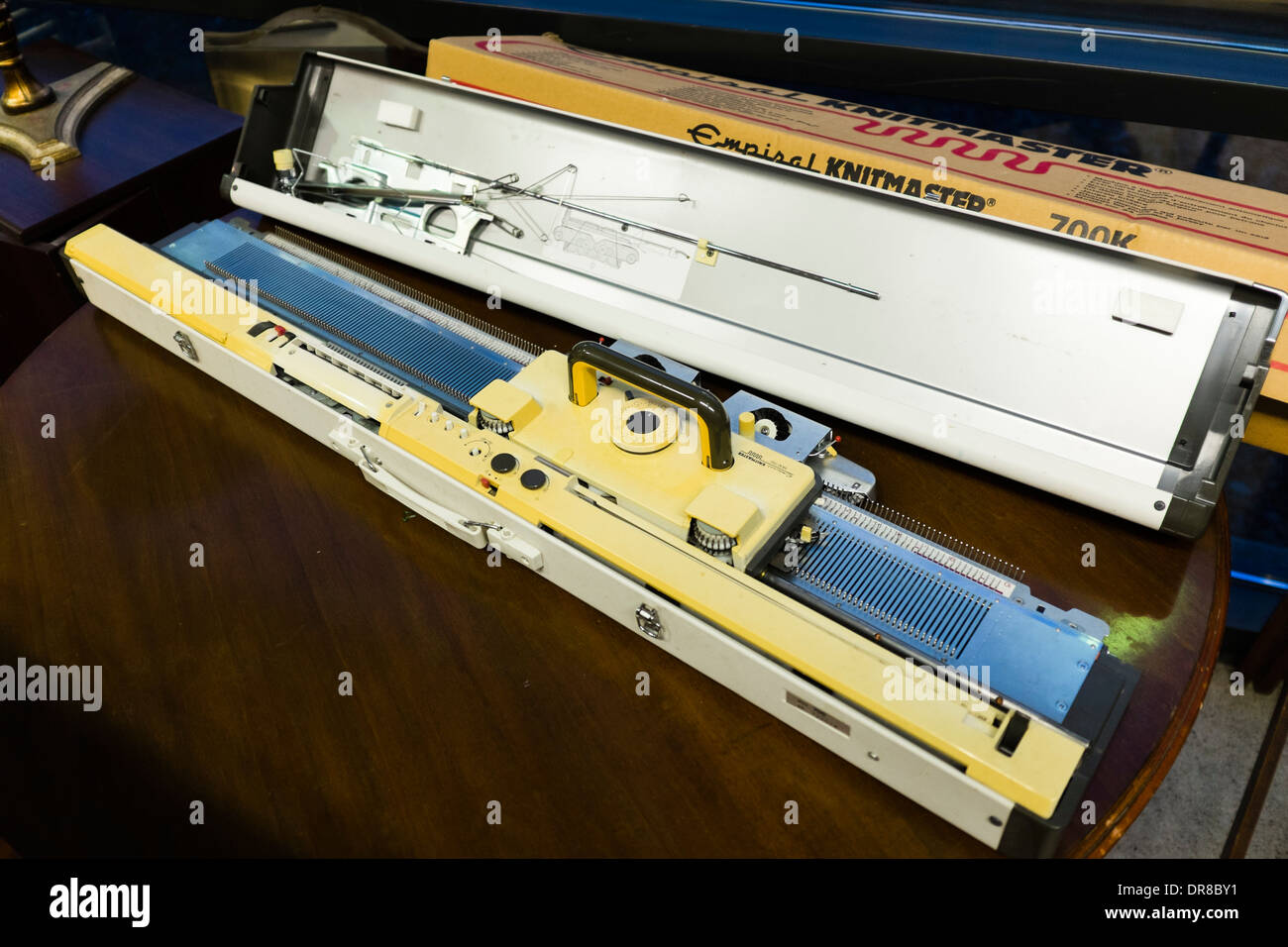 An Old EMPISAL KNITMASTER 700K Knitting Machine In A Second Hand An Old EMPISAL KNITMASTER 700K Knitting Machine In A Second Hand
