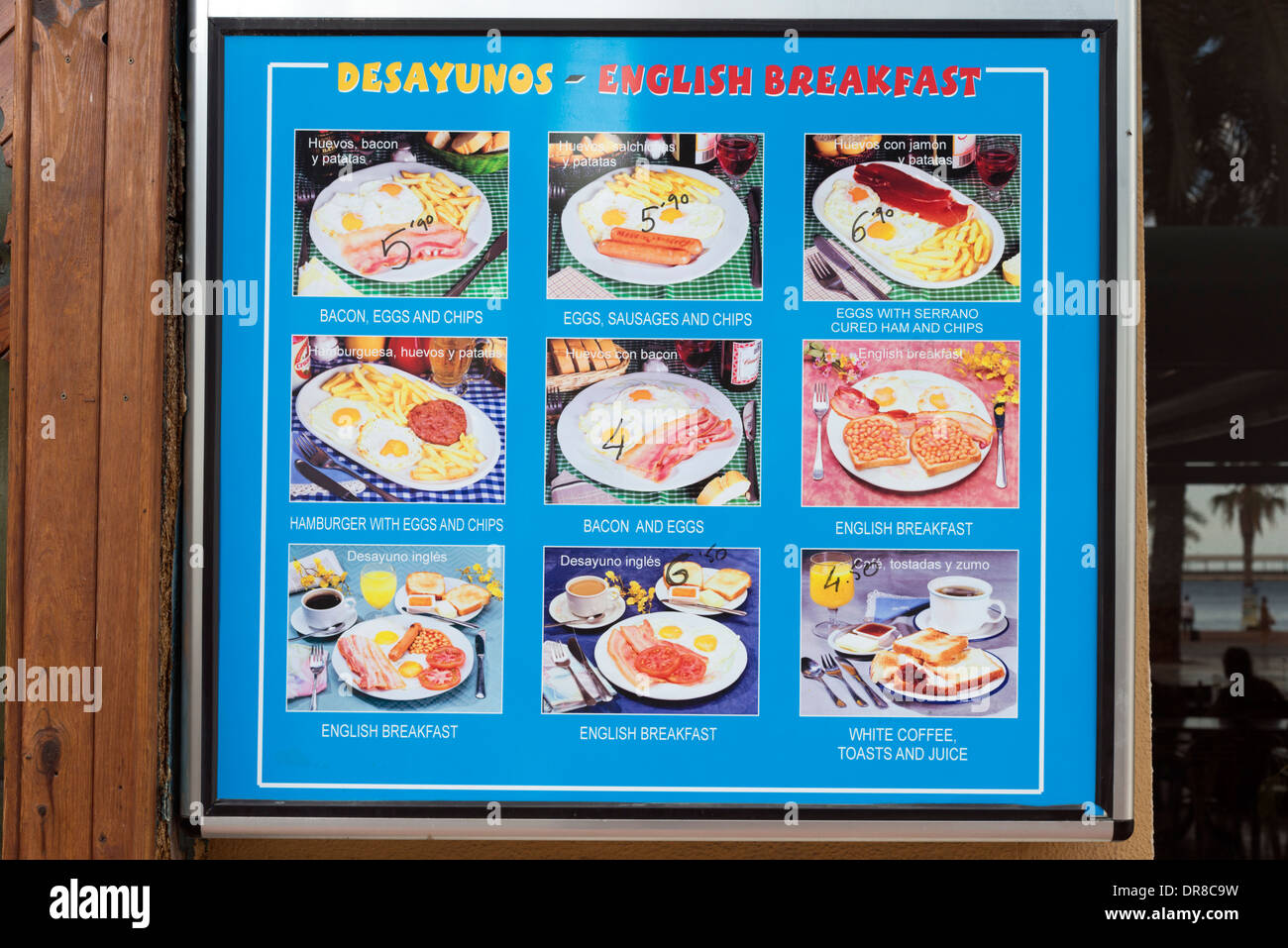 Spanish breakfast menu hires stock photography and images Alamy