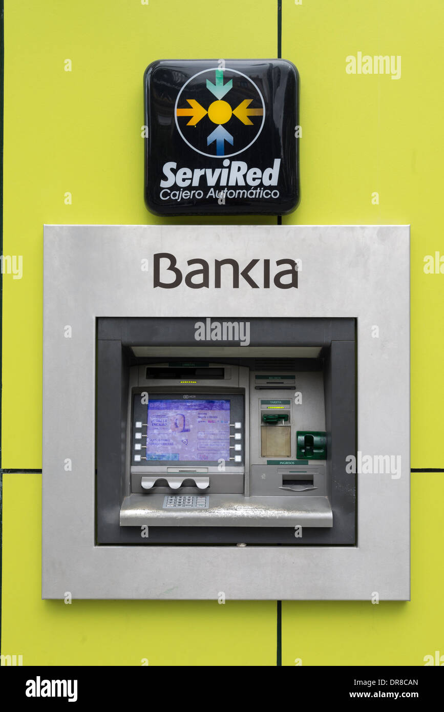Bankia atm spain hi-res stock photography and images - Alamy