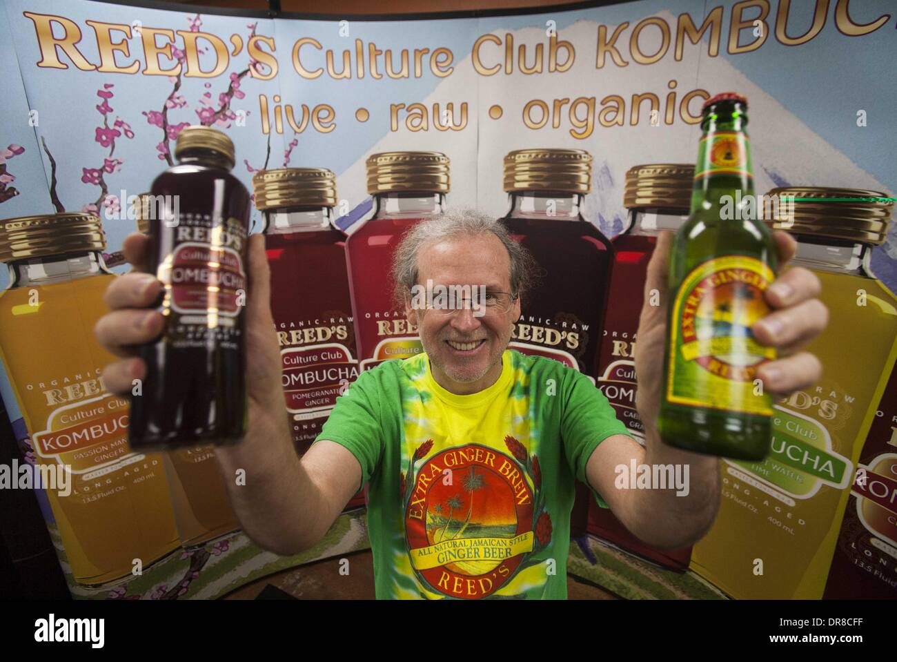 Los Angeles, California, USA. 1st Jan, 2000. Chris Reed, founder of Reed's Inc. A company