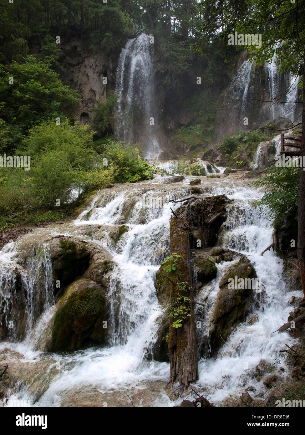 Waterfall in Jiuzhaigou, China Stock Photo