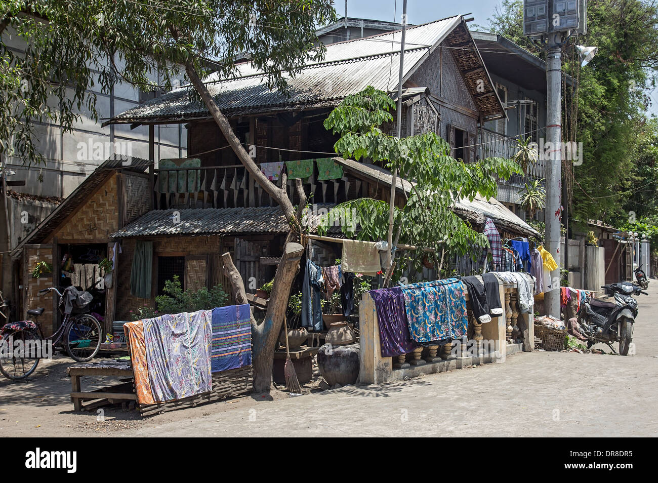 House in Mandalay Stock Photo