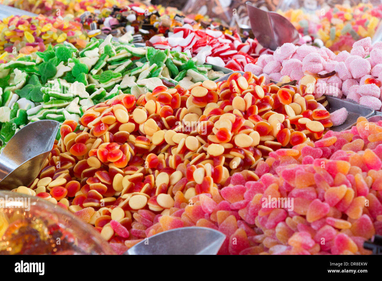 Pick 'n mix sweets, England, UK Stock Photo Alamy