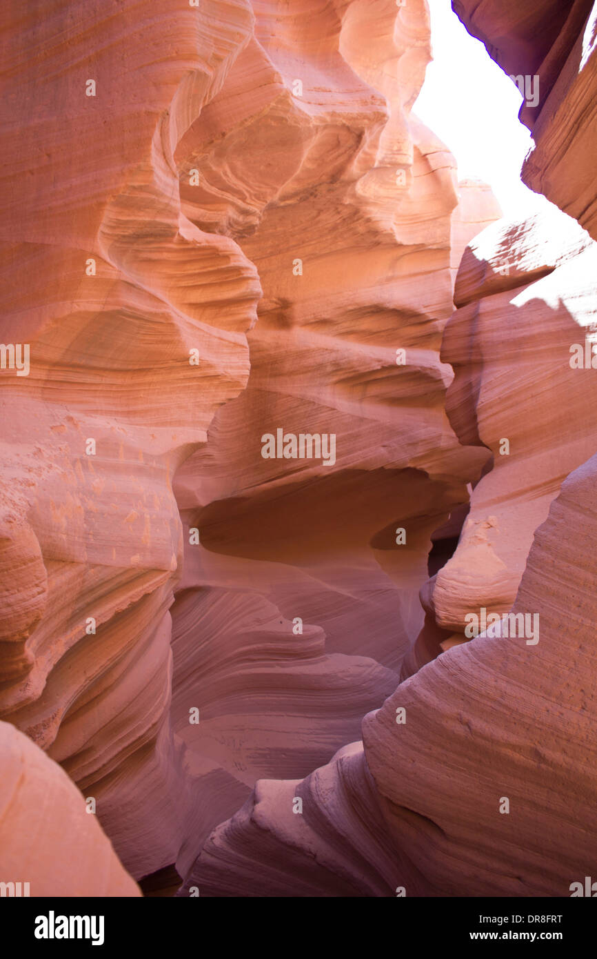 Lower Antelope Canyon in Arizona, USA Stock Photo