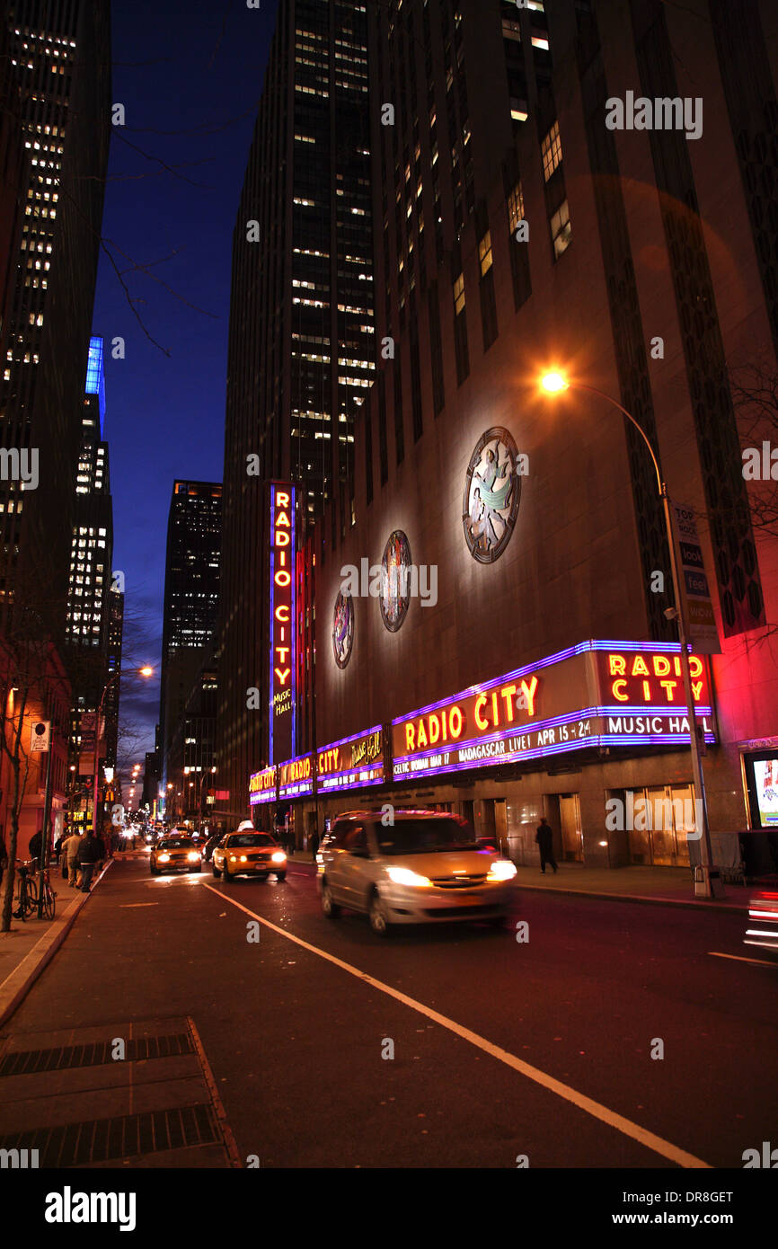 Radio City Music Hall, New York City Stock Photo