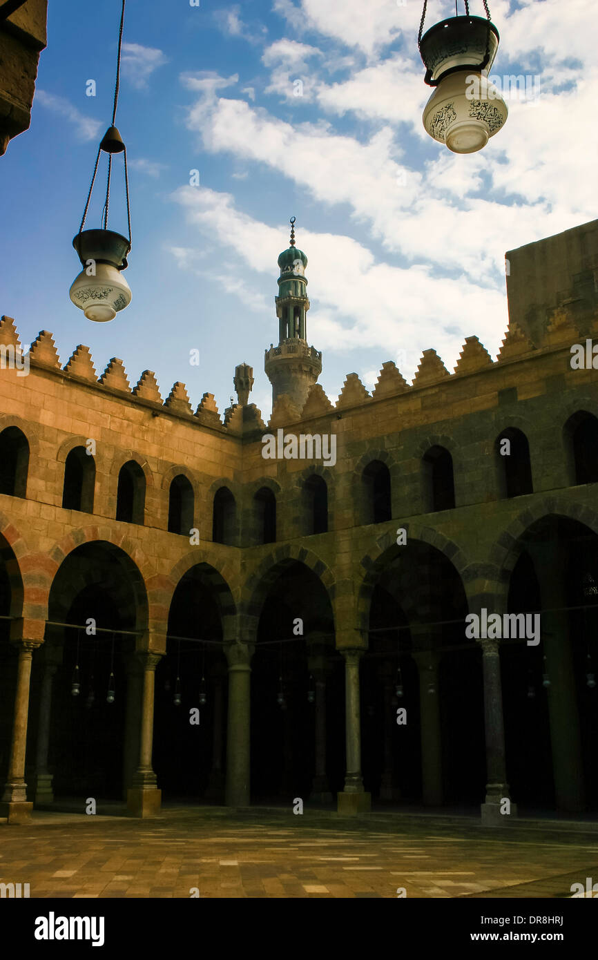 The Saladin Citadel of Cairo, a medieval Islamic fortification in Cairo, Egypt. Stock Photo
