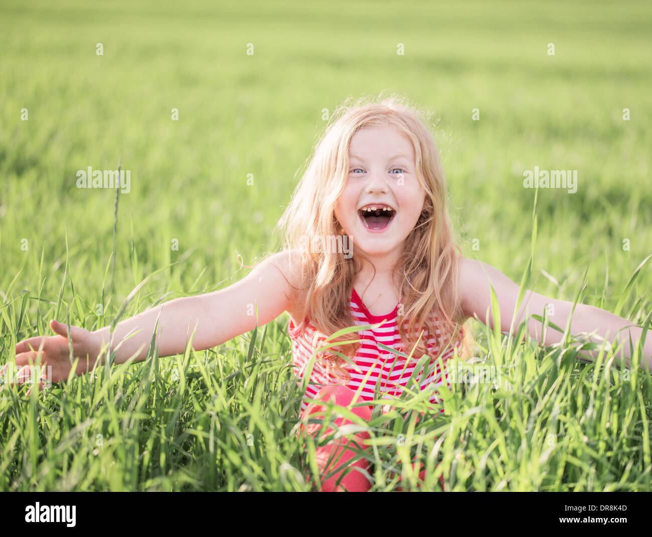 happy girl outdoor Stock Photo - Alamy