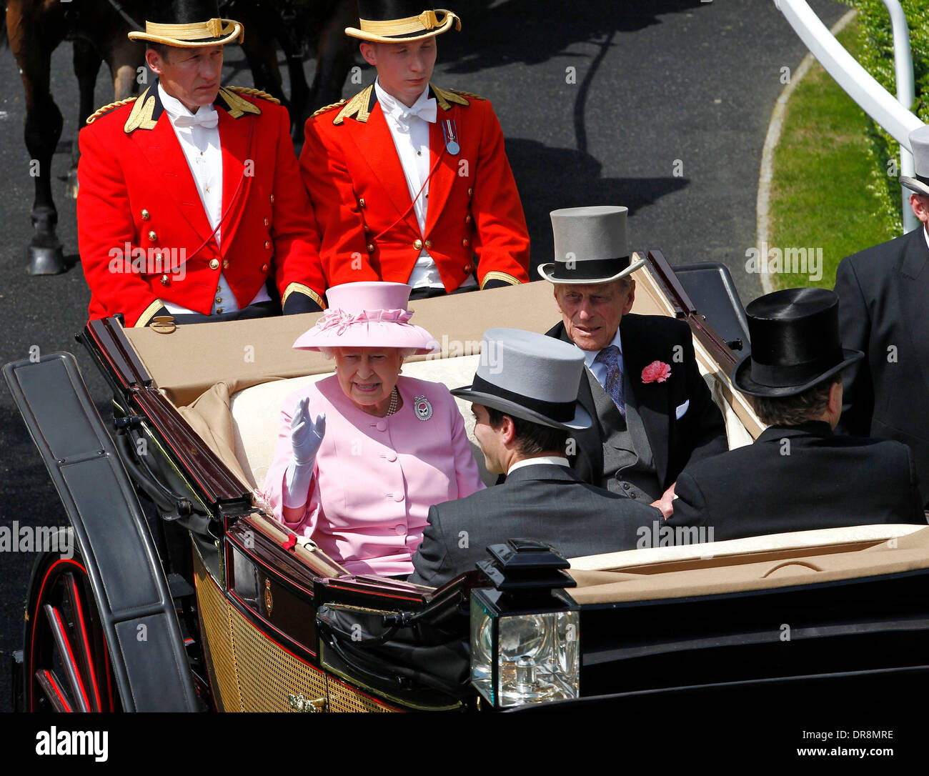 Queen Elizabeth, Prince Philip  Royal Ascot at Ascot Racecourse - Day 2 Berkshire, England - 20.06.12 Stock Photo
