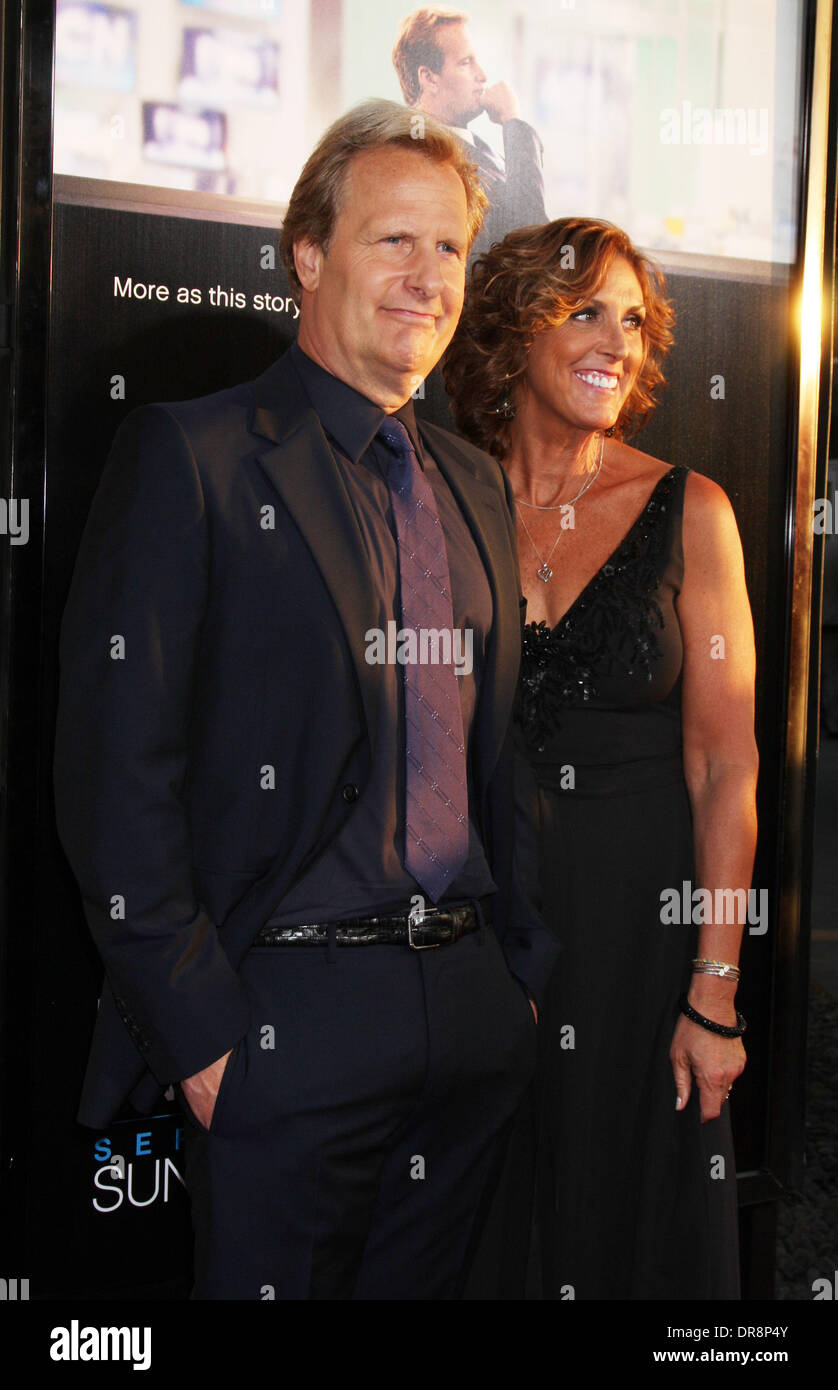 Jeff Daniels HBO's "The Newsroom" Los Angeles Premiere at Cinerama Dome
