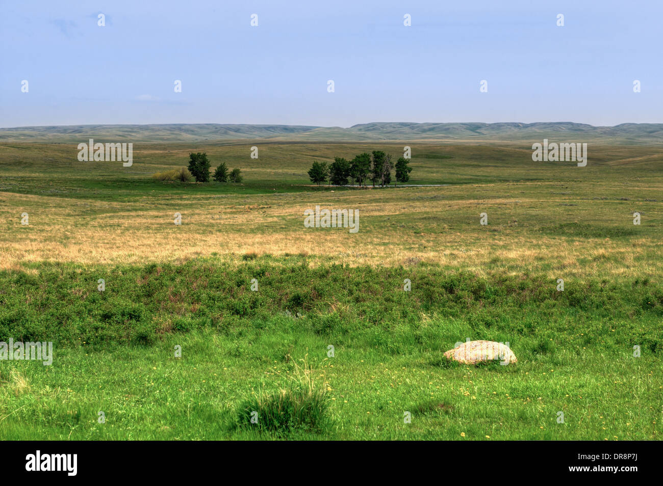 View of the entrance of Grasslands National Park Saskatchewan Canada