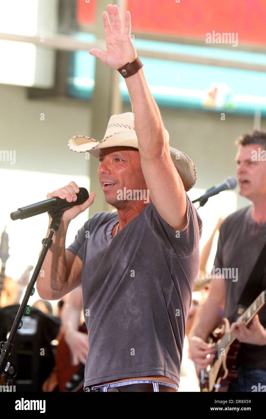 Kenny Chesney The Toyota Concerts Series on the 'Today' show held at at ...