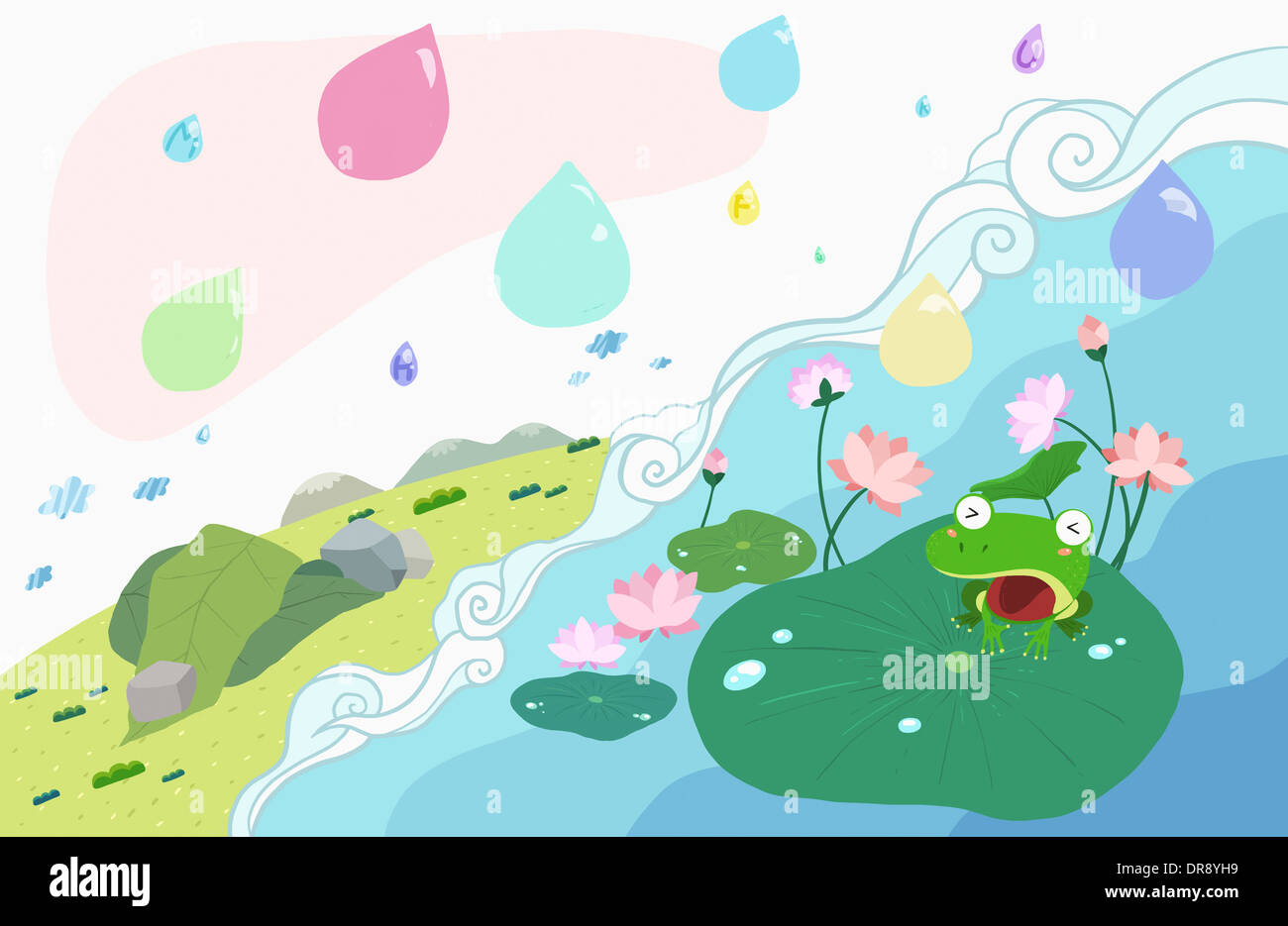 Illustration Of A Fairy Tale Story Stock Photo Alamy