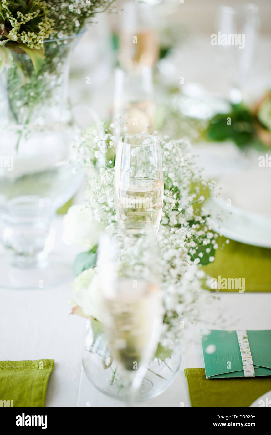 High angle table setting hi-res stock photography and images - Alamy