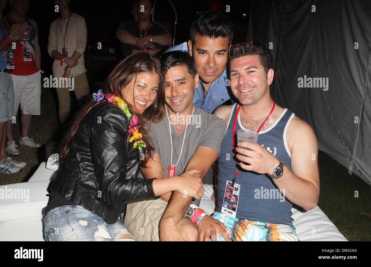 Raquel Castaneda, Assemblymembers Ricardo Lara and Guests LA Pride 2012 ...
