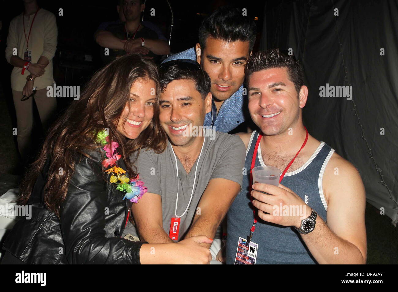Raquel Castaneda, Assemblymembers Ricardo Lara and Guests LA Pride 2012 ...