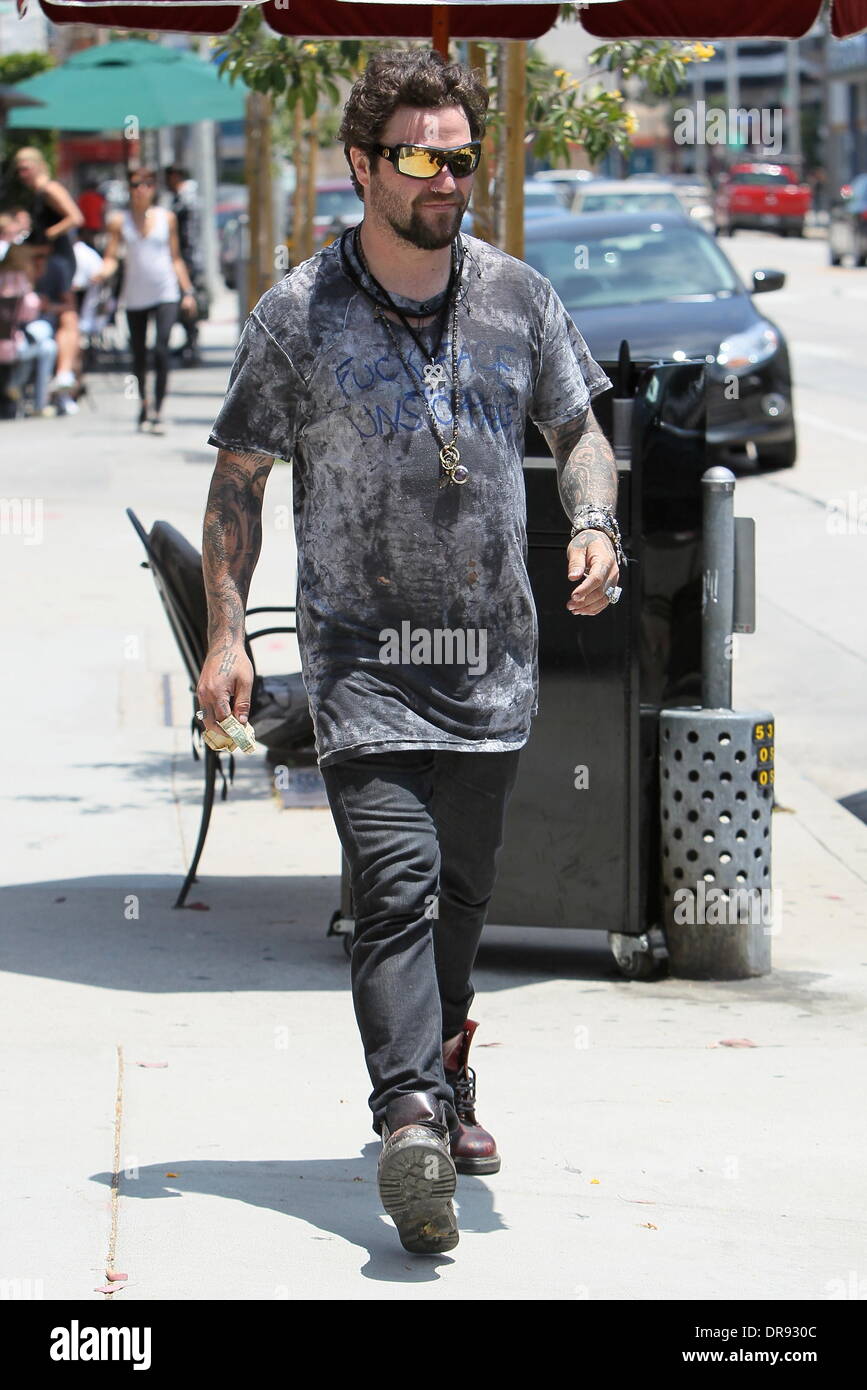 Bam Margera and Kat Von D seen leaving Urth Caffe in West Hollywood after  having lunch. Los Angeles, California  Stock Photo - Alamy