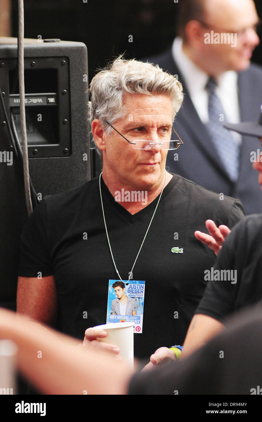 Donny Deutsch Justin Bieber performs live at Rockefeller Center as part of the 'Today' show's concert series  New York City, USA - 15.06.12 Stock Photo