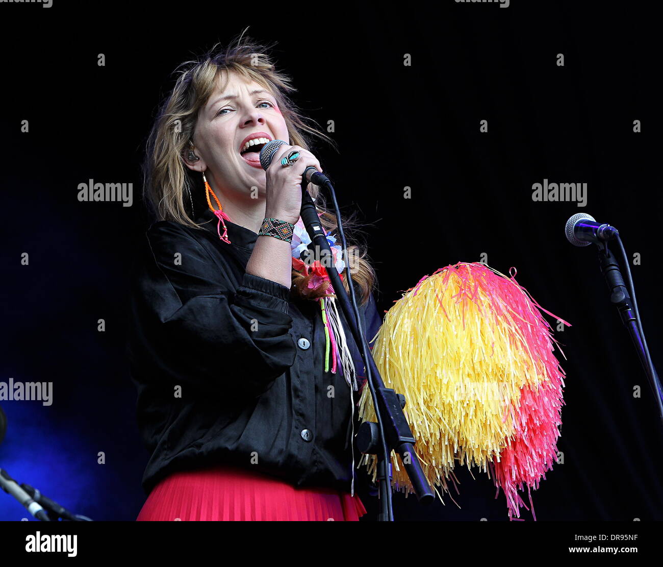 Malin Dahlström of Niki & the Dove Lovebox festival at Victoria Park - Day  3 London, England - 17.06.12 Stock Photo - Alamy