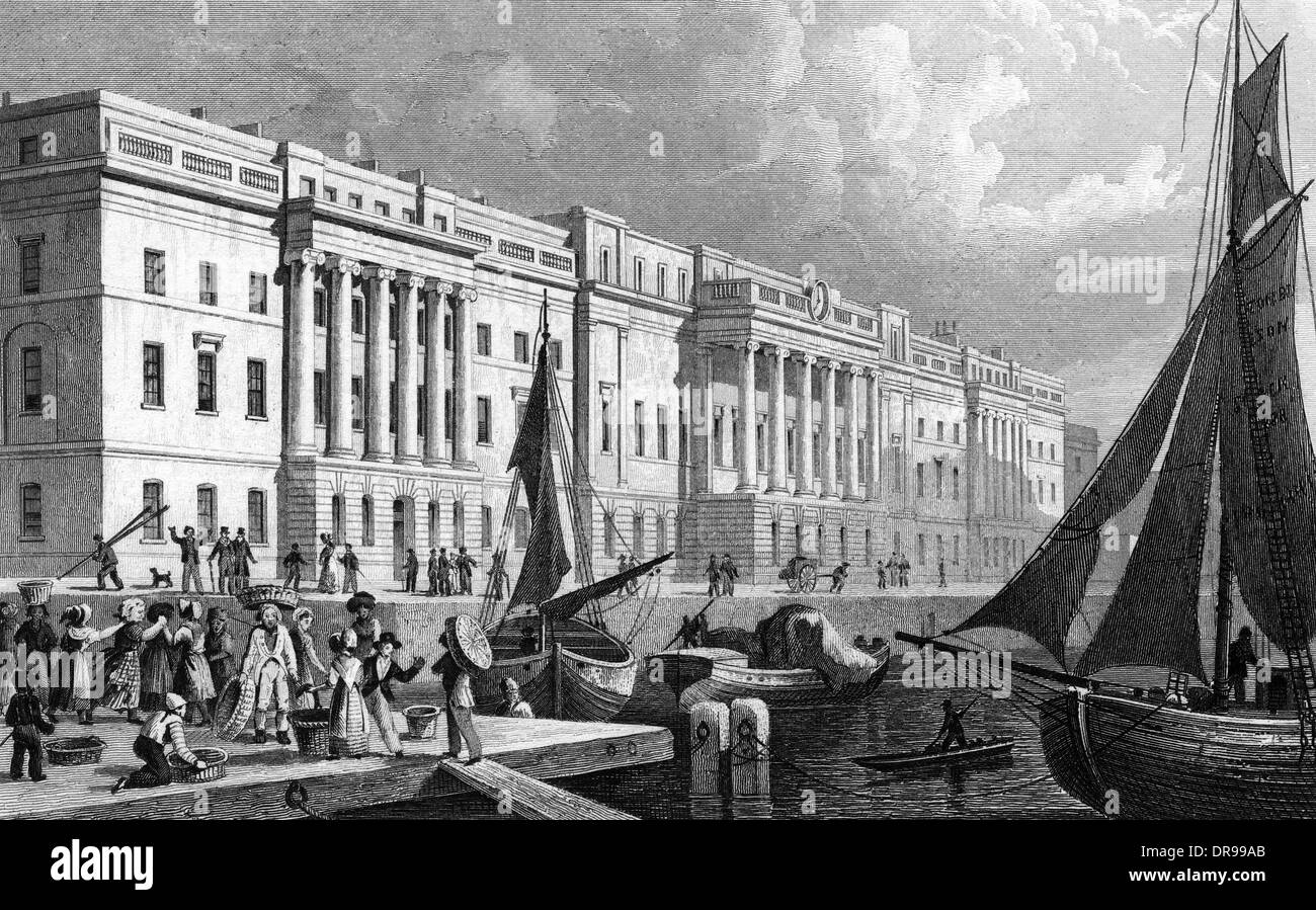 Custom House, London Stock Photo Alamy