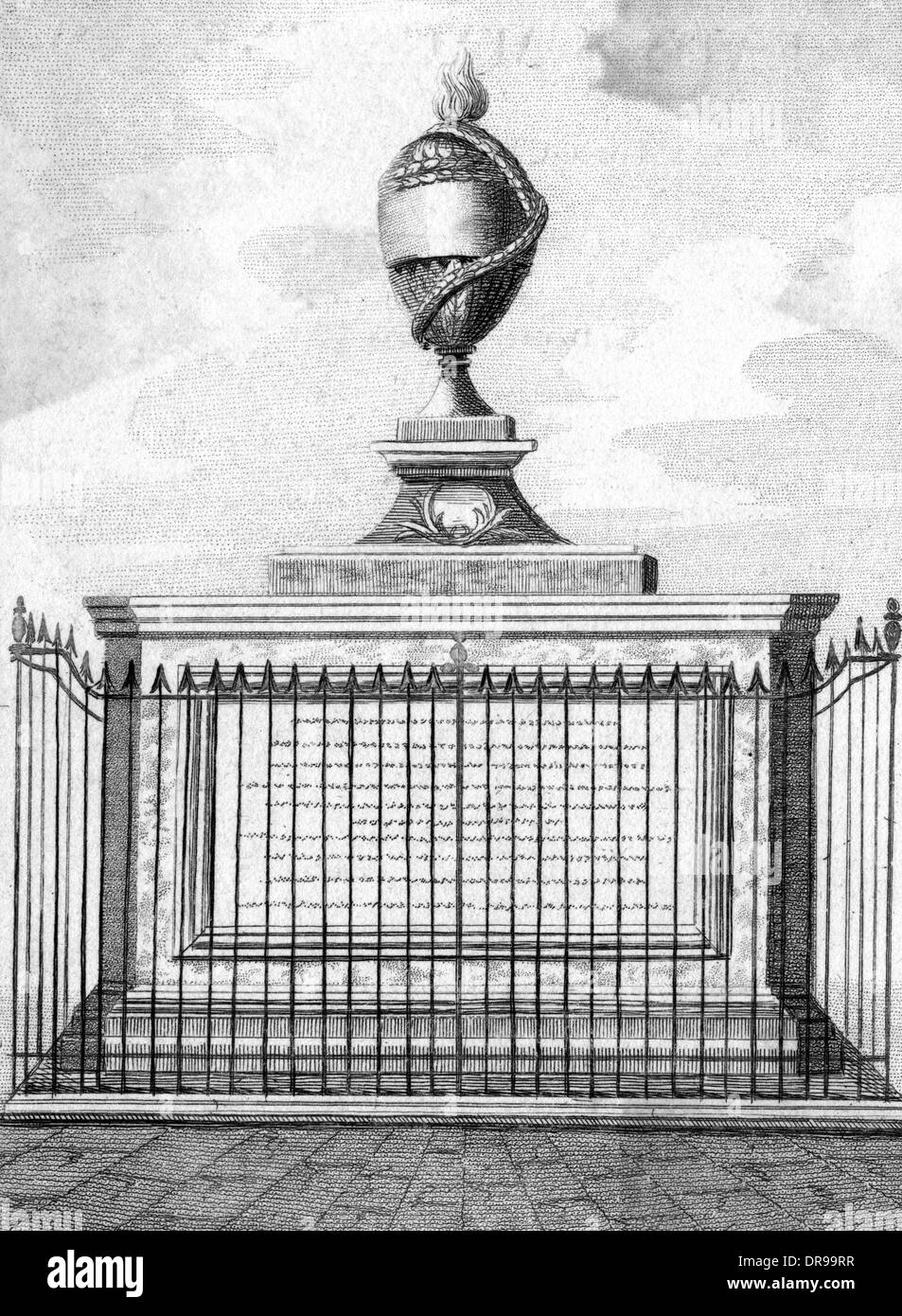 LEE DACRE TOMB Stock Photo Alamy