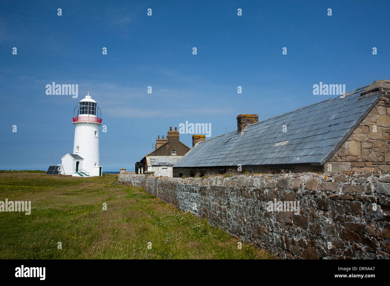 Lighthouse on Rathlin O Birne Island, County Donegal, Ireland. Stock Photo