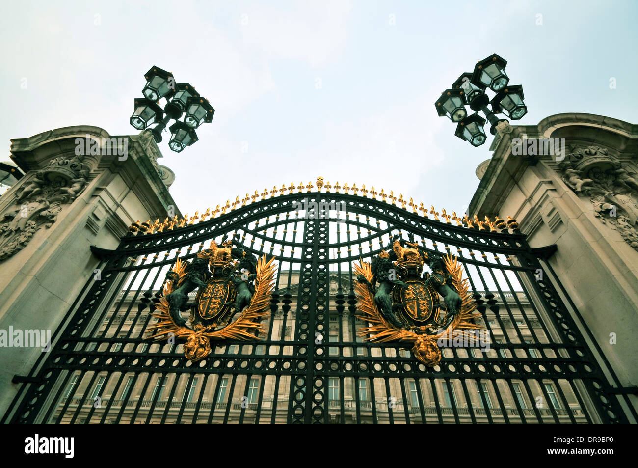 Gate of Buckingham Palace, London, UK Stock Photo