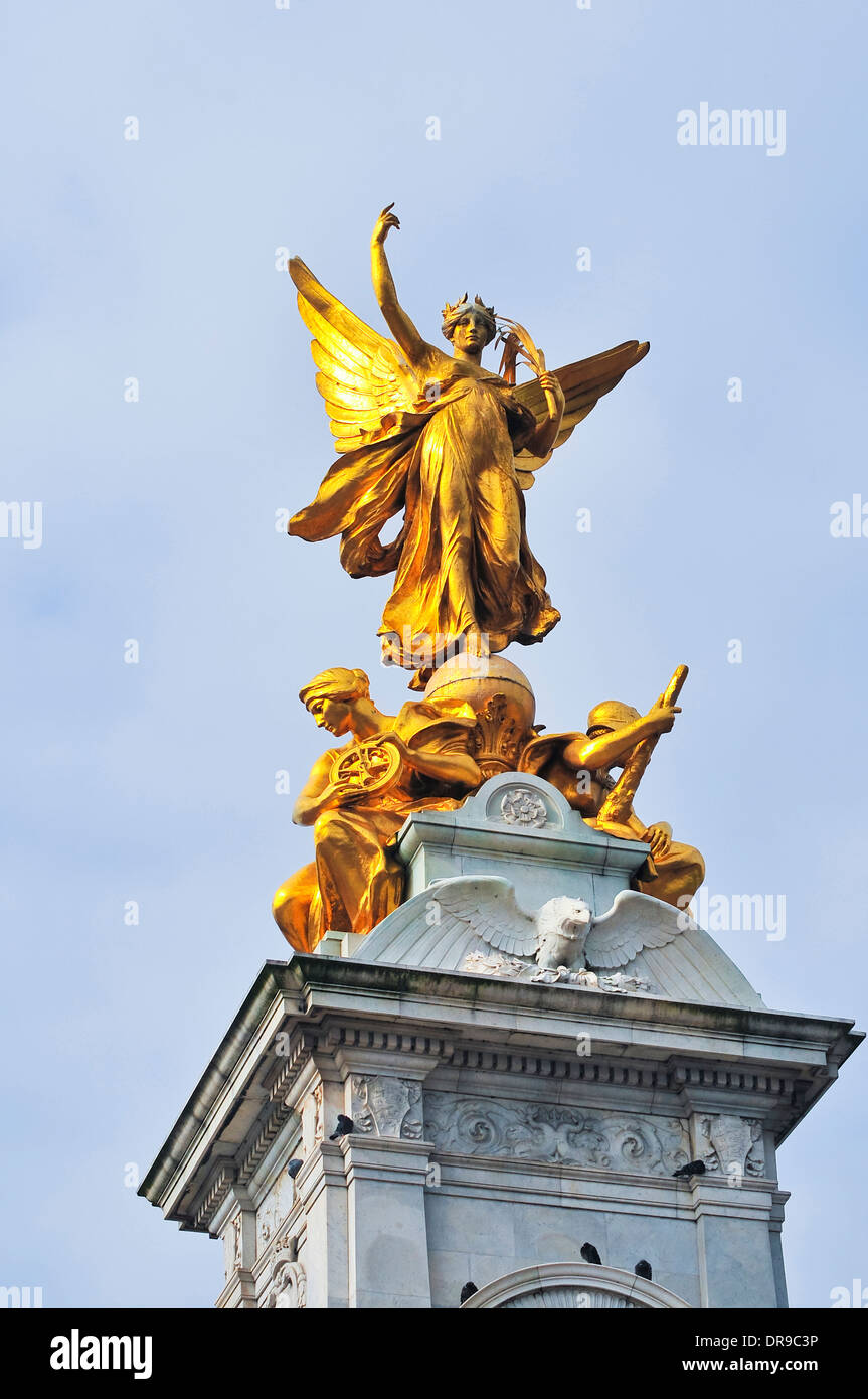 Victoria Monument in London Stock Photo