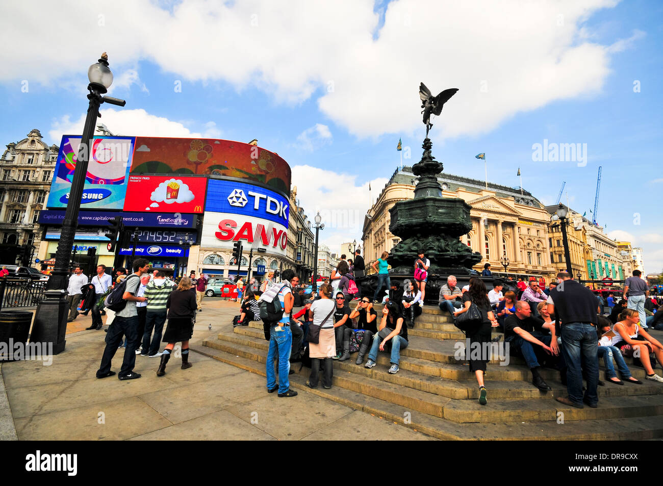 Piccadilly Circus in London Stock Photo