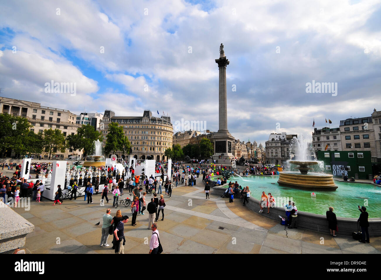 Trafalgar Square in London Stock Photo