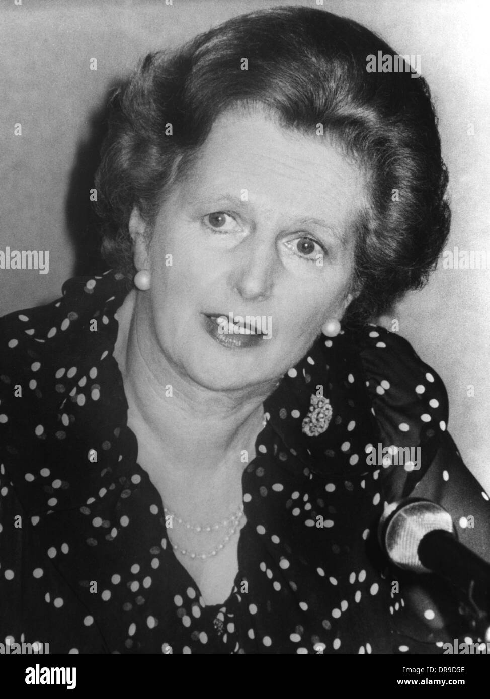 Margaret Thatcher Stock Photo