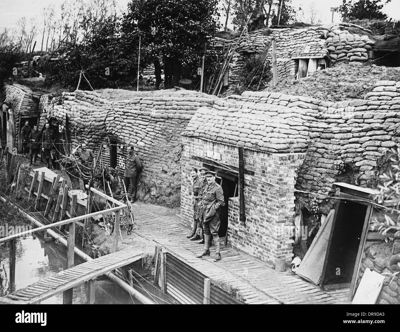 Yser Canal, Ypres, 1917 Stock Photo Alamy
