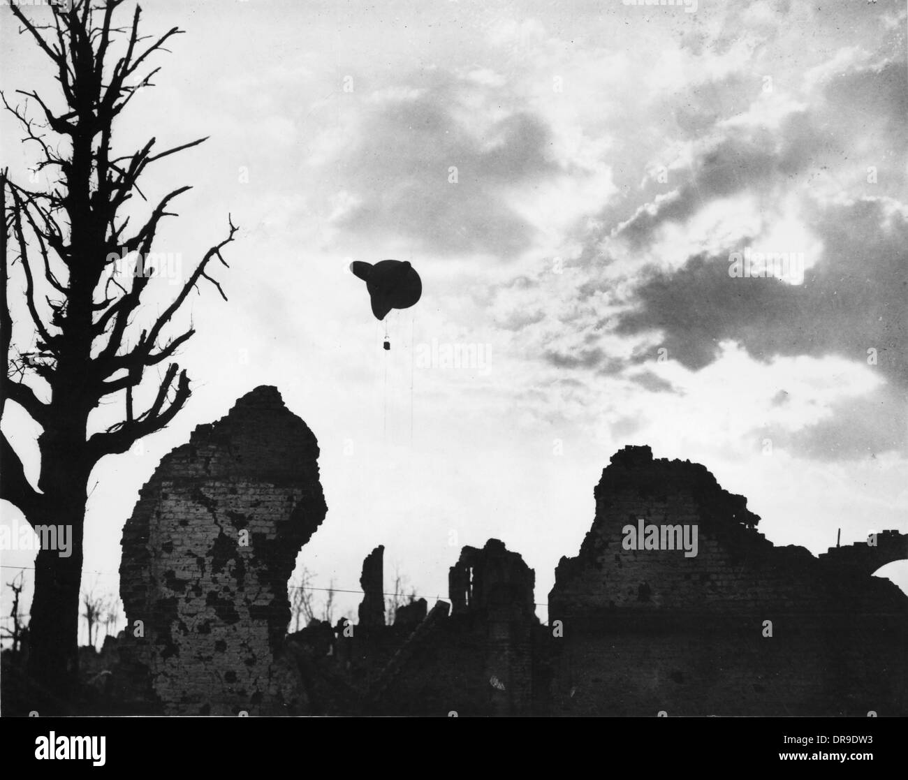 Observation Balloon Stock Photo