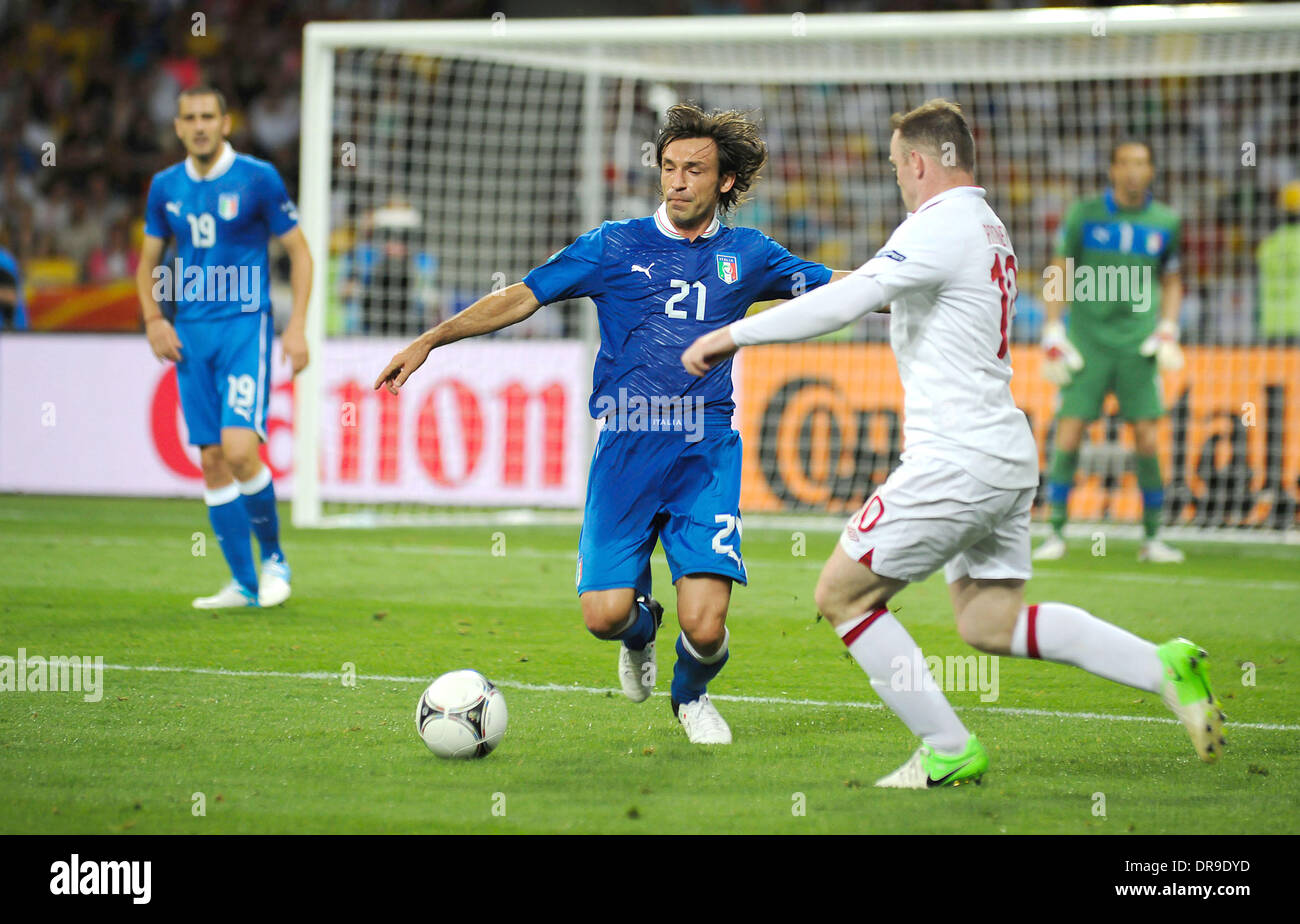 Maillot Italie Euro 2012 – Pirlo N°21, Domicile Bleu, Taille L, Neuf