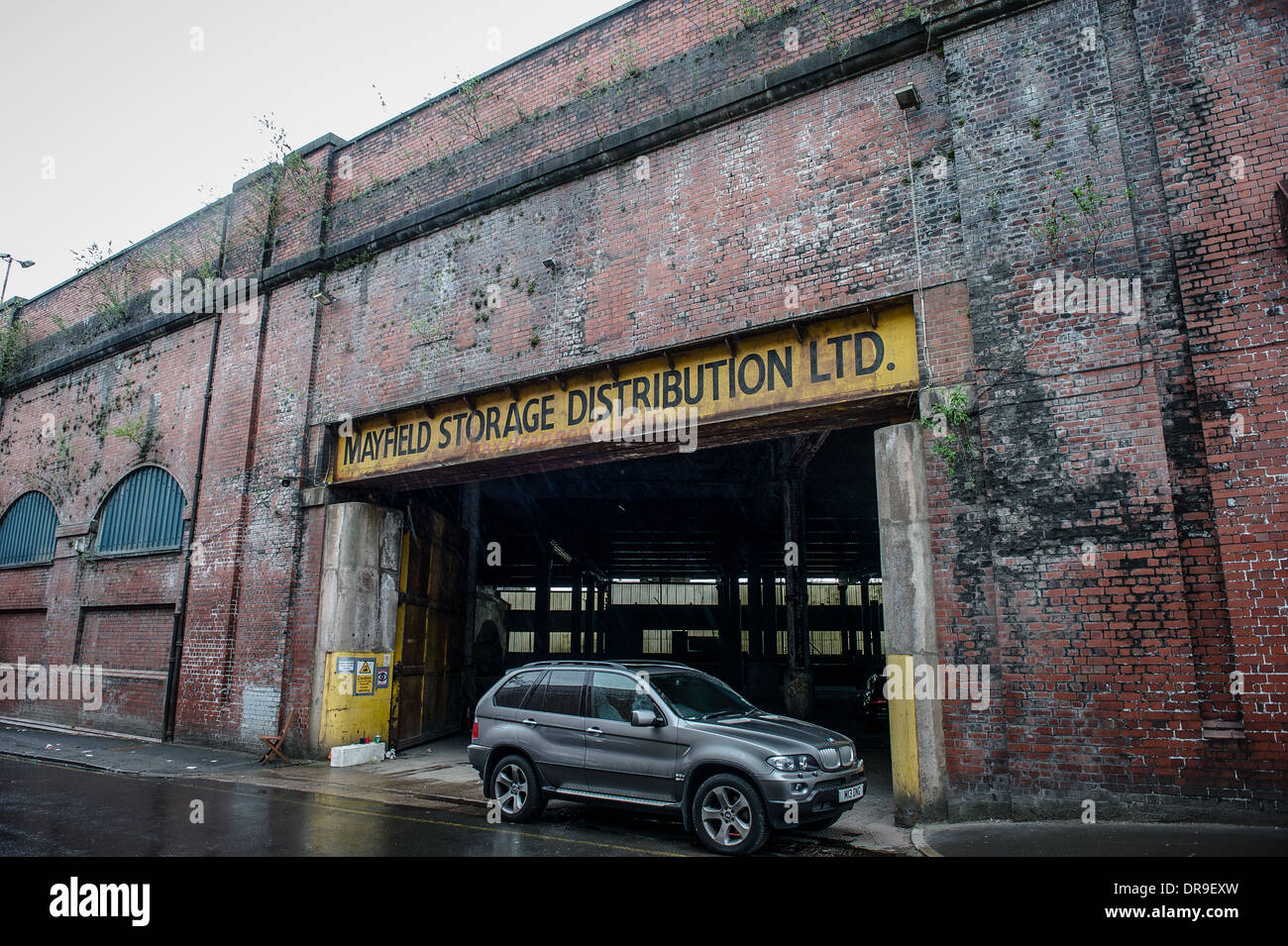 The disused Mayfield Depot, Manchester a former train station and Stock
