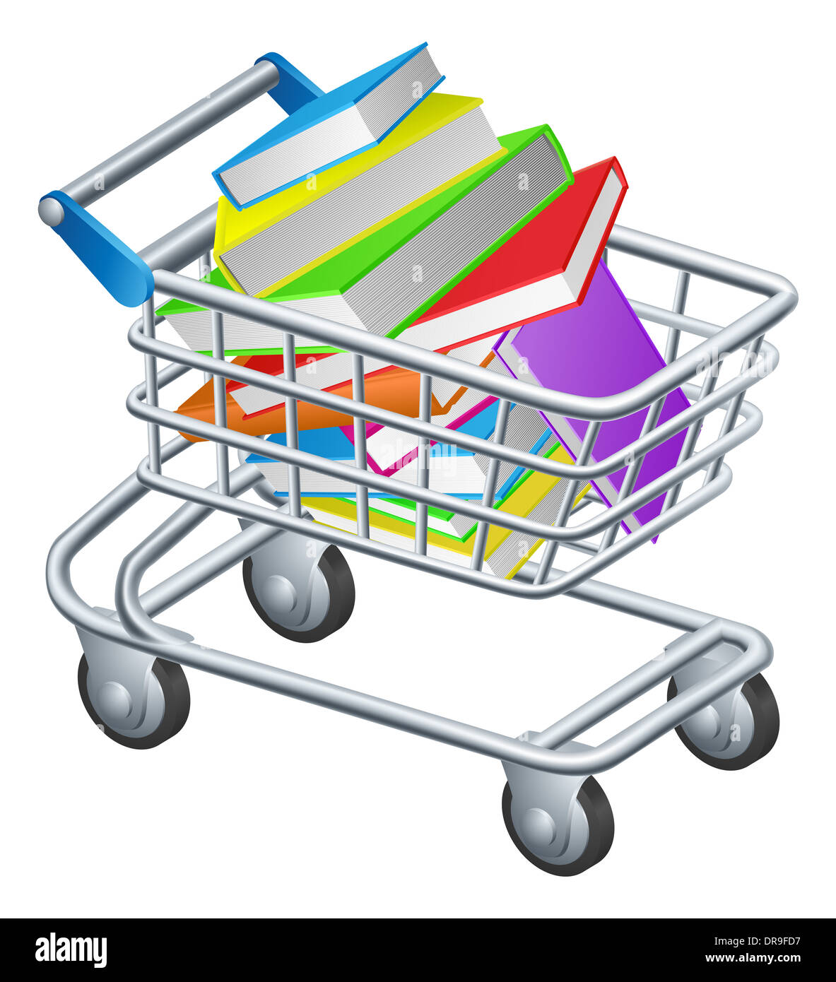 Library Books Returns Cart Clipart Free