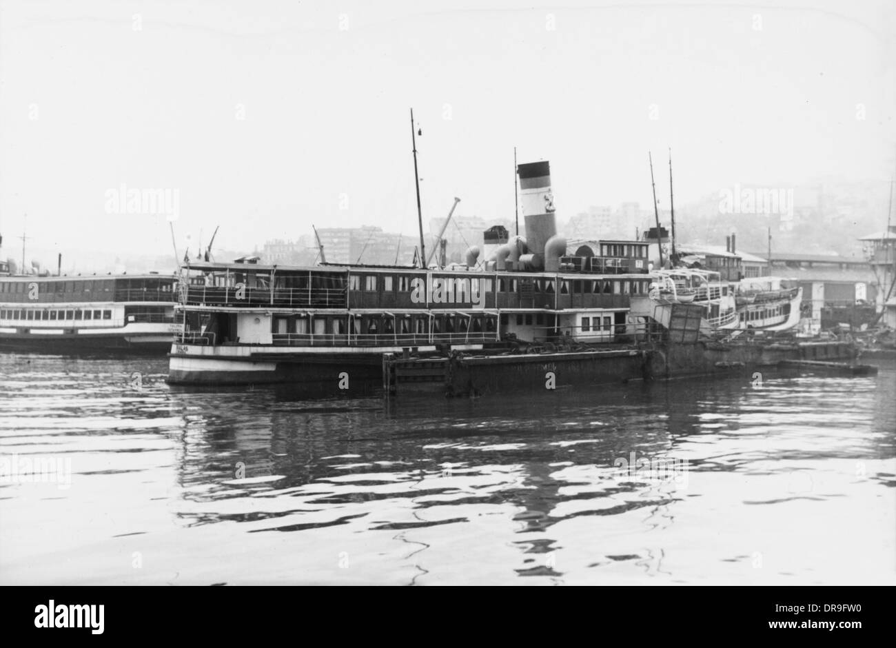 Steam Ferry from the Bosphorus - Halas Stock Photo