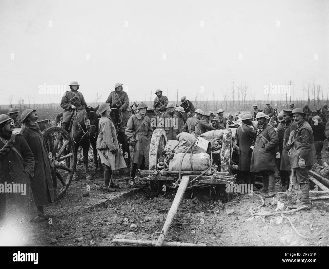 British Front in France 1917 Stock Photo - Alamy