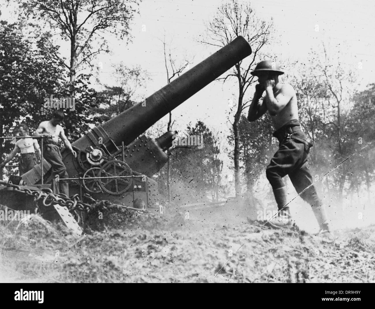 Howitzer 1918 Stock Photo