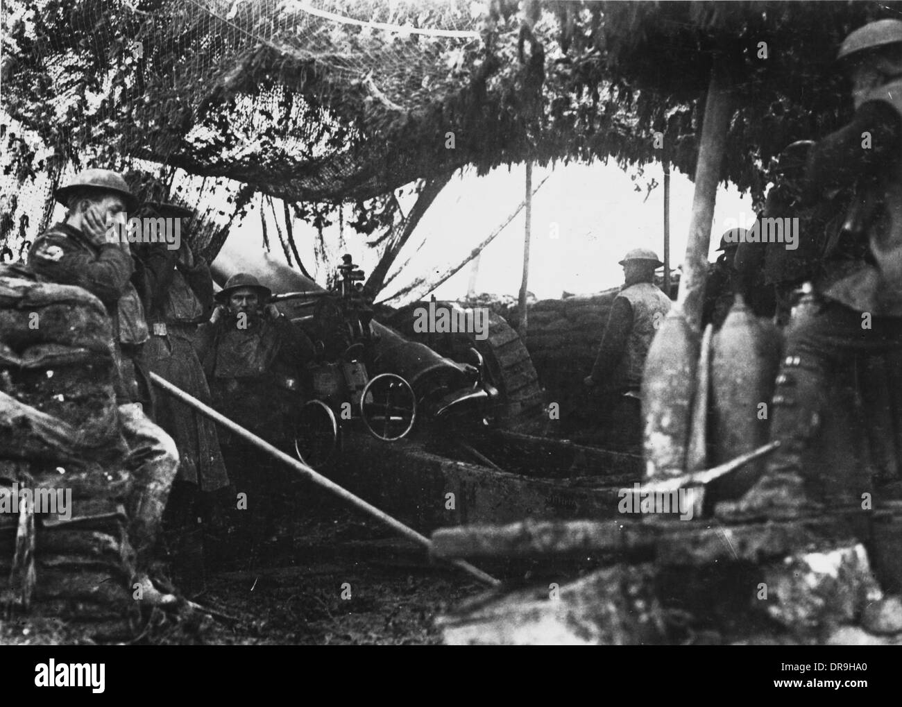 Howitzer 1918 Stock Photo