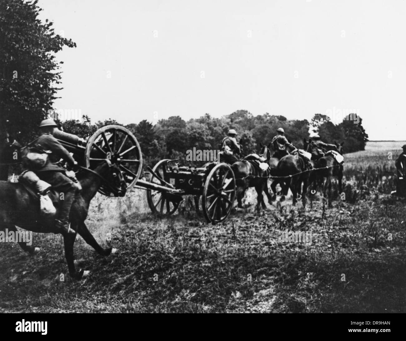 Royal Horse Artillery 1918 Stock Photo Alamy