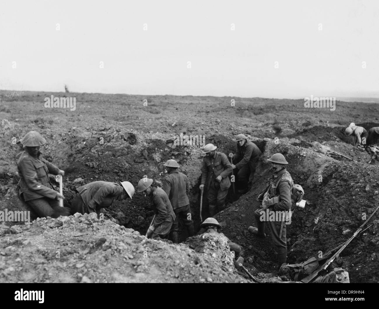 Flers-Courcelette 1916 Stock Photo