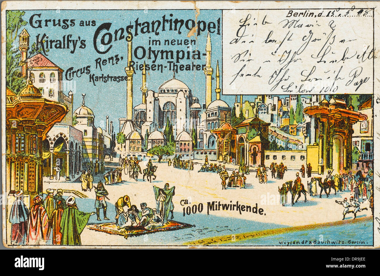 German Theatrical show - Constantinople Stock Photo